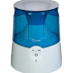 Humidifers|Crane 0.5 Gallon Warm Mist Humidifier - Blue/White