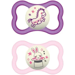 Pacifiers|MAM Air Night Pacifier - 6+ Months - 2 Pack