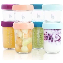 On-The-Go Feeding|Babymoov Babybols Glass Food Storage Containers