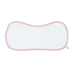 Bibs & Burp Cloths|Juddlies Bamboo Burp Cloth - White/Pink