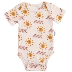 Onesies|Pip + Phee Bamboo Short Sleeve Bodysuits - Prints