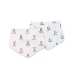 Bibs & Burp Cloths|Lulujo Bandana Bibs - 2 Pack