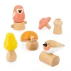 Building Toys|Janod Birds And Mushrooms Screw Toys