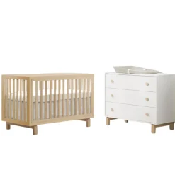 Cribs|Dressers|Tulip Juvenile Bjorn Convertible Crib and 3-Drawer Dresser Combo
