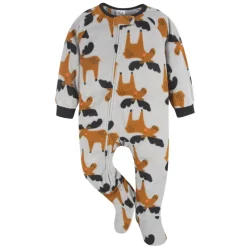 Pajamas|Gerber Blanket Sleeper - Moose