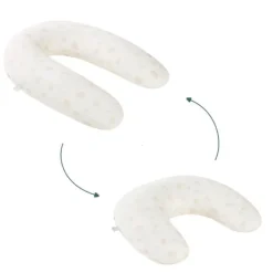 Bottle Feeding|Babymoov B.Love 2-in-1 Pregnancy & Breastfeeding Pillow - Off White Petals