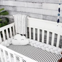 Bedding|Juju & Jake Braided Crib Bumper