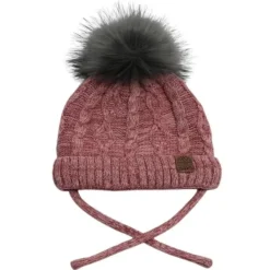 Hats|CaliKids Cable Pom Hat