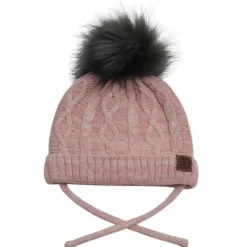 Hats|CaliKids Cable Pom Hat