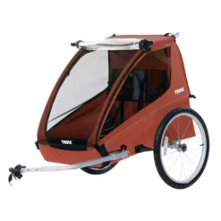 Jogging Strollers|Thule Cadence 2 Seat Bicycle Trailer - Hot Sauce Red