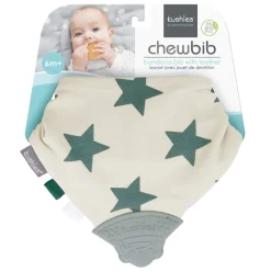 Bibs & Burp Cloths|Kushies Chewbib Drool Bib