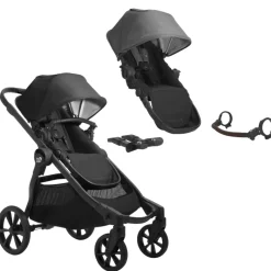 Full Size Strollers|Baby Jogger City Select 2 Eco Stroller + Second Seat Bundle