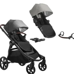 Full Size Strollers|Baby Jogger City Select 2 Eco Stroller + Second Seat Bundle