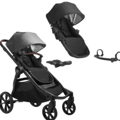 Full Size Strollers|Baby Jogger City Select 2 Eco Stroller + Second Seat Bundle