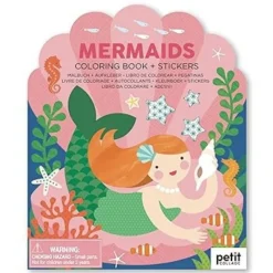 Arts & Crafts|Petit Collage Coloring Book With Stickers