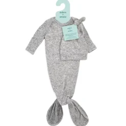Sleepers|Aden & Anais Comfort Knit Gown + Hat Set