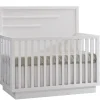 Cribs|Natart Juvenile Como 4-in-1 Convertible Crib with Horizontal Molding