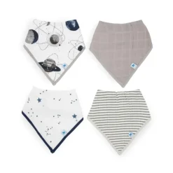 Bibs & Burp Cloths|Little Unicorn Cotton Muslin + Fleece Bandana Bib