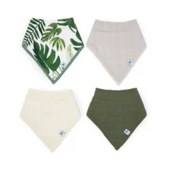 Bibs & Burp Cloths|Little Unicorn Cotton Muslin + Fleece Bandana Bib