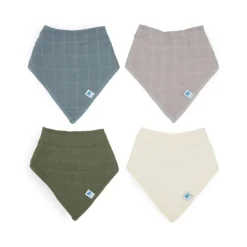 Bibs & Burp Cloths|Little Unicorn Cotton Muslin + Fleece Bandana Bib