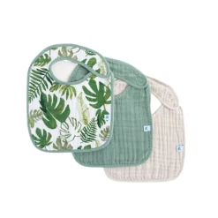 Bibs & Burp Cloths|Little Unicorn Cotton Muslin Classic Bibs - 3 Pack