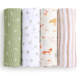 Swaddles|Aden & Anais Cotton Muslin Swaddles - 4 Pack