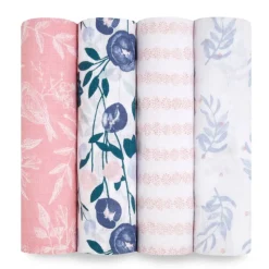 Swaddles|Aden & Anais Cotton Muslin Swaddles - 4 Pack