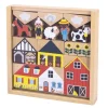 Building Toys|Janod Cross Roads Wooden Blocks