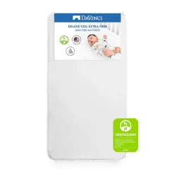 Mattresses|Mattresses|DaVinci Deluxe Coil Extra Firm Mini Crib Mattress