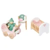 Dolls|TenderLeaf Dovetail Doll House Nursery Set