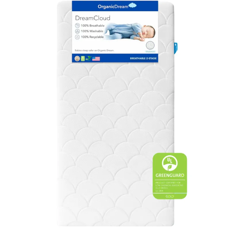 Mattresses|Mattresses|Organic Dream DreamCloud 2-Stage Crib Mattress