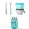 Tableware|Skip Hop Easy-Feed Mealtime Set - Teal/Grey