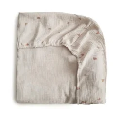 Bedding|Mushie Extra Soft Muslin Crib Sheet