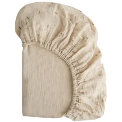 Bedding|Mushie Extra Soft Muslin Crib Sheet