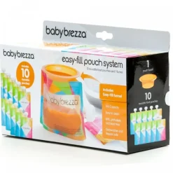Food & Snacks|Baby Brezza Food Pouches - 10 Pack