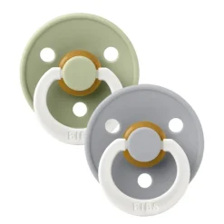 Pacifiers|Pacifier Sets|BIBS Glow In the Dark Natural Rubber Pacifier - 2 Pack