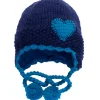 Hats|CaliKids Heart Ski Hat - Navy