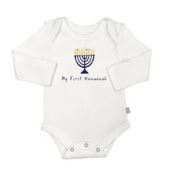 Onesies|Finn and Emma Holiday Graphic Long Sleeve Bodysuit