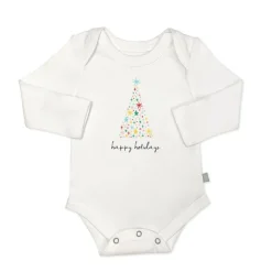 Onesies|Finn and Emma Holiday Graphic Long Sleeve Bodysuit