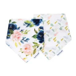 Bibs & Burp Cloths|Tiny Twinkle Kaffle Bandana Bib - 2 Pack