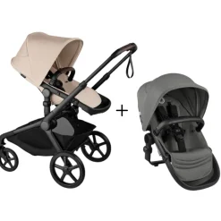 Full Size Strollers|Bugaboo Kangaroo Complete + Sibling Seat Bundle