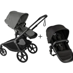 Full Size Strollers|Bugaboo Kangaroo Complete + Sibling Seat Bundle
