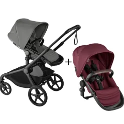 Full Size Strollers|Bugaboo Kangaroo Complete + Sibling Seat Bundle