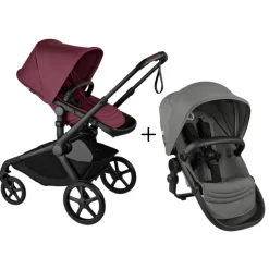 Full Size Strollers|Bugaboo Kangaroo Complete + Sibling Seat Bundle