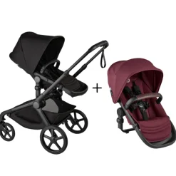 Full Size Strollers|Bugaboo Kangaroo Complete + Sibling Seat Bundle