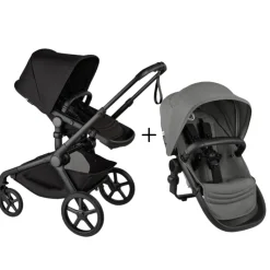 Full Size Strollers|Bugaboo Kangaroo Complete + Sibling Seat Bundle