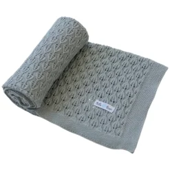 Bedding|Beba Bean Knit Leaf Baby Blanket