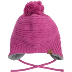 Hats|CaliKids Knitted Pom Pom Hat