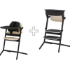 High Chairs|Cybex Lemo 3-in-1 High Chair + Training Tower Set - Sand Black