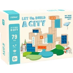 Building Toys|Mideer Let Us Build a City Blocks Set - 79 Pieces